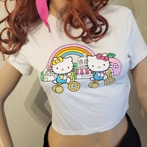 Hello kitty crop top